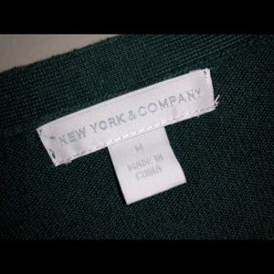 New York & Company - Forest Green Cardigan